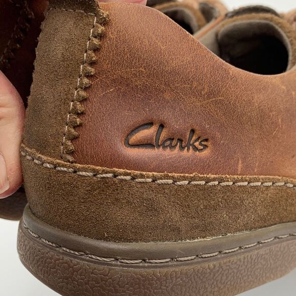 Clarks Unstructured Un.Map Lace Leather Oxfords | Men’s 9.5M | Brown main image 14